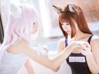 [Cosplay] Rinka Okita 沖田凜花 & Yakira - Nekopara ネコぱら