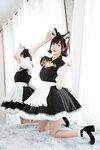 [Cosplay] Mbxer 面饼仙儿 - Open breast maid 开胸女仆