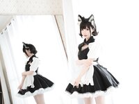 [Cosplay] Mbxer 面饼仙儿 - Open breast maid 开胸女仆