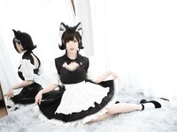 [Cosplay] Mbxer 面饼仙儿 - Open breast maid 开胸女仆