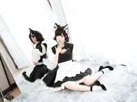 [Cosplay] Mbxer 面饼仙儿 - Open breast maid 开胸女仆