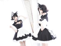 [Cosplay] Mbxer 面饼仙儿 - Open breast maid 开胸女仆