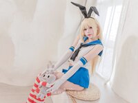 [Cosplay] 咬一口兔娘 岛风的修整