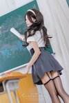 [Cosplay] 咬一口兔娘 实习老师的欢迎仪式
