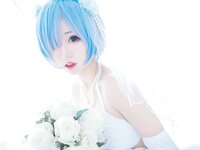 [Cosplay] 猫君君MaoJun 蕾姆内衣花嫁