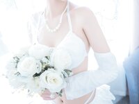 [Cosplay] 猫君君MaoJun 蕾姆内衣花嫁