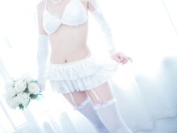 [Cosplay] 猫君君MaoJun 蕾姆内衣花嫁