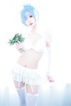 [Cosplay] 猫君君MaoJun 蕾姆内衣花嫁