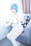 [Cosplay] 猫君君MaoJun 蕾姆内衣花嫁