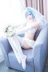 [Cosplay] 猫君君MaoJun 蕾姆内衣花嫁
