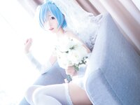 [Cosplay] 猫君君MaoJun 蕾姆内衣花嫁