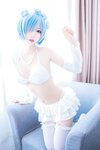 [Cosplay] 猫君君MaoJun 蕾姆内衣花嫁