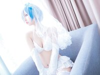 [Cosplay] 猫君君MaoJun 蕾姆内衣花嫁