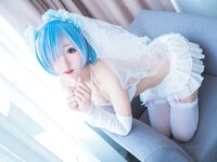 [Cosplay] 猫君君MaoJun 蕾姆内衣花嫁
