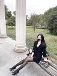 [Cosplay] July芝岚 黑丝户外