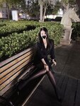 [Cosplay] July芝岚 黑丝户外