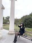 [Cosplay] July芝岚 黑丝户外
