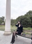 [Cosplay] July芝岚 黑丝户外