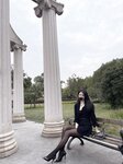 [Cosplay] July芝岚 黑丝户外