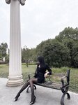 [Cosplay] July芝岚 黑丝户外