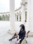 [Cosplay] July芝岚 黑丝户外