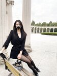 [Cosplay] July芝岚 黑丝户外