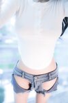 [Cosplay] 谢小蒽 幼幼 白衣牛仔裤