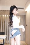 [Cosplay] 谢小蒽 幼幼 白衣牛仔裤