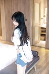 [Cosplay] 谢小蒽 幼幼 白衣牛仔裤