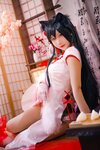 [Cosplay] 可可老师 爱宕高雄旗袍双人