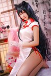[Cosplay] 可可老师 爱宕高雄旗袍双人