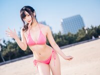 [Cosplay] 汪知子 粉色比基尼