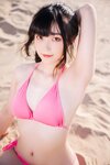 [Cosplay] 汪知子 粉色比基尼