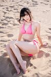 [Cosplay] 汪知子 粉色比基尼