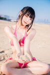 [Cosplay] 汪知子 粉色比基尼