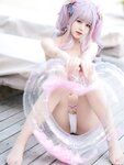 [Cosplay] Kokura Chiyo 小仓千代w - Plymouth Swimsuit 普利茅斯泳装