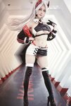 [Cosplay] 斗鱼主播在下萝莉控ii 欧根赛车服