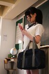 [無修正] 飛鳥りん 教育実習で訪れた童貞教師をカニばさみクンニで勃起させる痴女っ子女子〇生