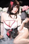 [Cosplay] 白烨 湿身天诚泳装