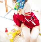 Coser@小仓千代w - No.2 - 红色体操服
