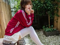Coser@小仓千代w - No.2 - 红色体操服