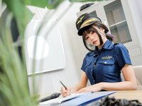 [Cosplay] Yaokoututu 咬一口兔娘ovo - Policewoman 乌龙女警