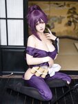 [Cosplay] Kokura Chiyo 小仓千代w - Yuzuriha ゆずりは (Lands of Rakuho) 地狱楽 杠