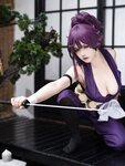 [Cosplay] Kokura Chiyo 小仓千代w - Yuzuriha ゆずりは (Lands of Rakuho) 地狱楽 杠