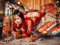 [Cosplay] 钛合金TiTi – 塞上红鸾异域风情