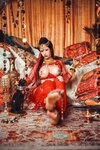 [Cosplay] 钛合金TiTi – 塞上红鸾异域风情