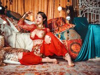 [Cosplay] 钛合金TiTi – 塞上红鸾异域风情
