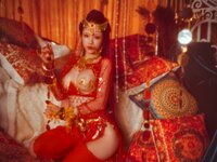 [Cosplay] 钛合金TiTi – 塞上红鸾异域风情