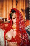 [Cosplay] 钛合金TiTi – 塞上红鸾异域风情