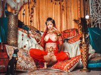 [Cosplay] 钛合金TiTi – 塞上红鸾异域风情